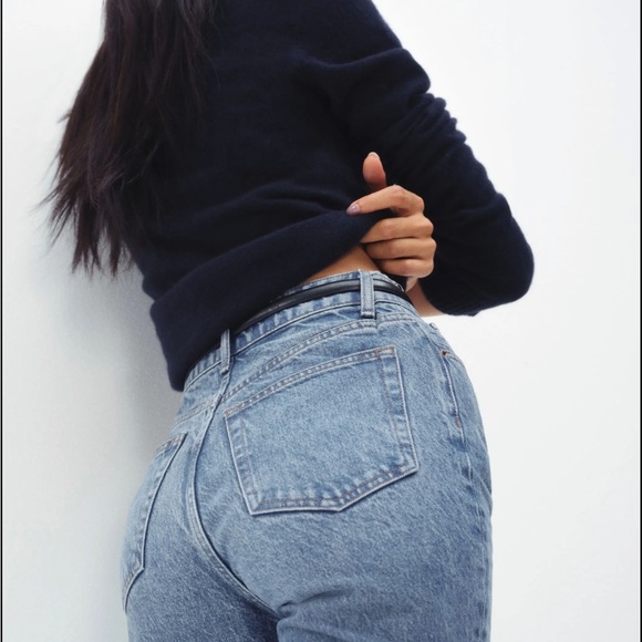 Reformation Blue Straight Leg Jeans - Picture 2 of 3